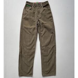 EMPYRE Tori Brown Tan Corduroy Organic Cotton Pants / Sz 0 / High Rise Skate